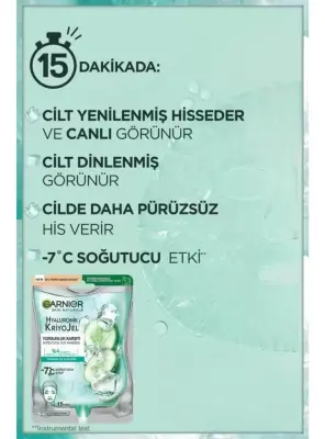 Garnier Hyaluronik Kriyojel Yorgunluk Karşıtı Soğutucu Yüz Maskesi 27 gr - 2
