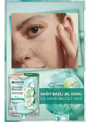 Garnier Hyaluronik Kriyojel Yorgunluk Karşıtı Soğutucu Yüz Maskesi 27 gr - 3
