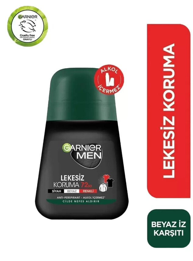 Garnier Men Deo Roll On Lekesiz Koruma 50 ml - Garnier