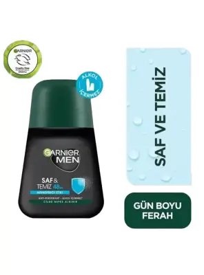 Garnier Men Saf ve Temiz Roll-on Deodorant 50 ml - 1