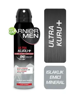 Garnier Men Ultra Kuru Spray Deodorant 150 ml - 1