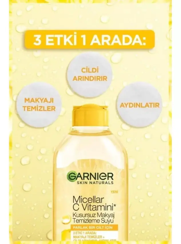 Garnier Micellar C Vitamini Kusursuz Makyaj Temizleme Suyu 400 ml - 3