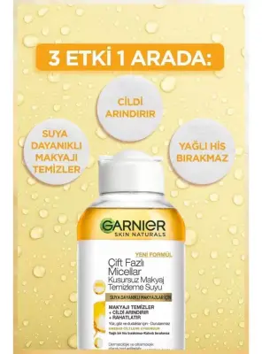 Garnier Micellar Çift Fazlı Kusursuz Makyaj Temizleme Suyu 400 Ml - 3