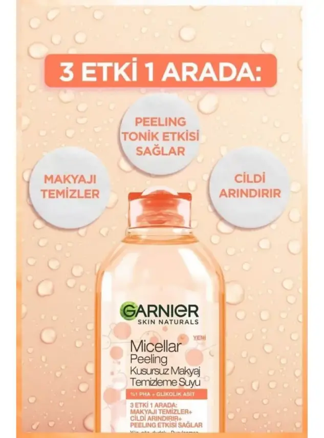 Garnier Micellar Peeling Kusursuz Makyaj Temizleme Suyu 400 ml - 3