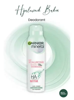 Garnier Mineral Hyaluronik Bakım Sprey Deodorant 150 ml - 2
