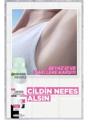 Garnier Mineral Lekesiz Koruma Çiçeksi Koku Deodorant 150 ml - 3