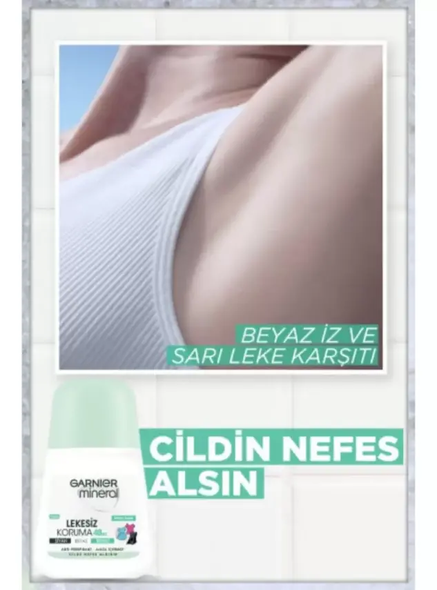 Garnier Mineral Lekesiz Koruma Ferah Koku Roll-On Deodorant 50 ml - 2