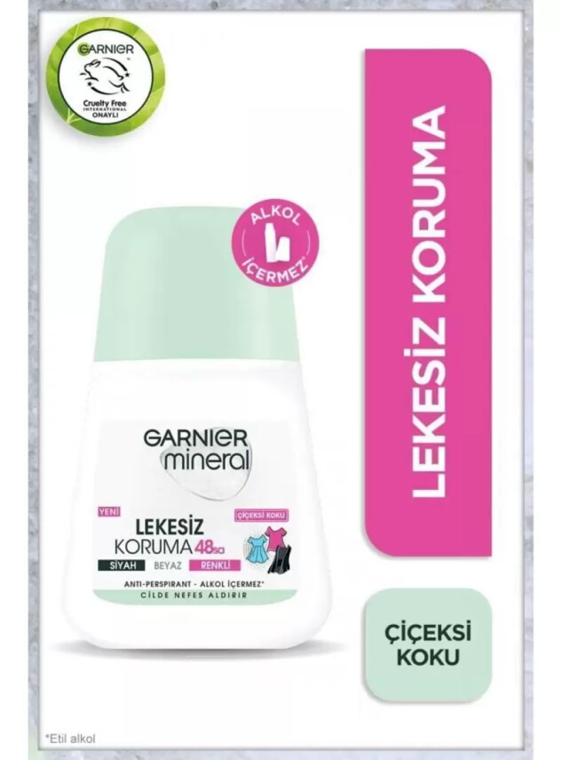 Garnier Mineral Lekesiz Koruma Roll-On Deodorant 50 ml - Garnier