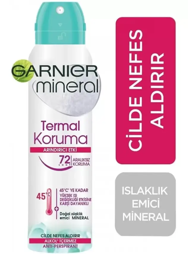 Garnier Mineral Termal Koruma Sprey Deodorant 150 ml - 1
