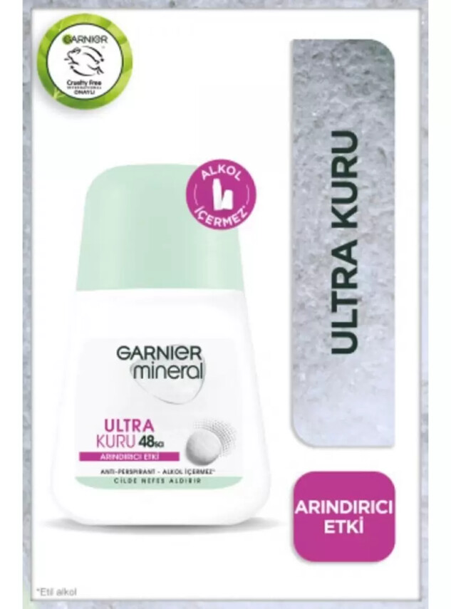 Garnier Mineral Ultra Kuru Roll-On Deodorant 50 ml - Garnier