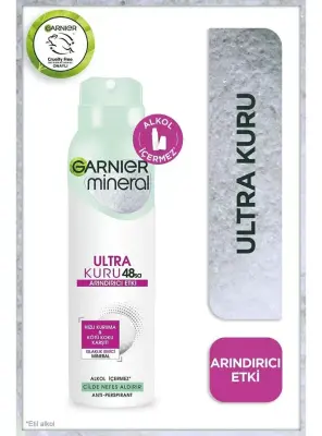 Garnier Mineral Ultra Kuru Sprey Deodorant 150 ml - 1