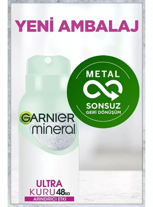 Garnier Mineral Ultra Kuru Sprey Deodorant 150 ml - 4