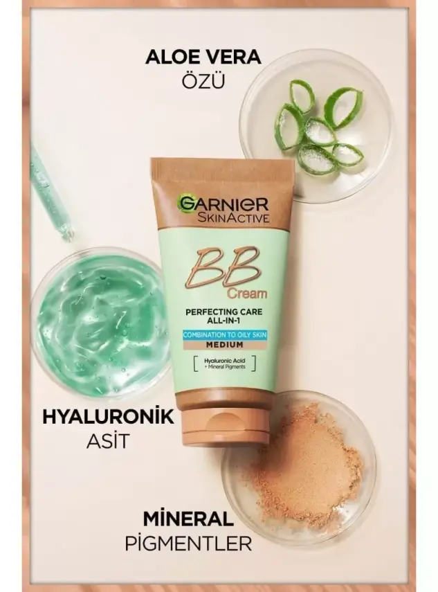 Garnier Mucizevi Cilt Kusursuzlaştırıcı BB Krem - Orta - Spf25 50 ml - 3