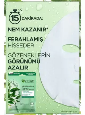 Garnier Nem Bombası Ferahlatıcı Kağıt Maske 28gr - 2