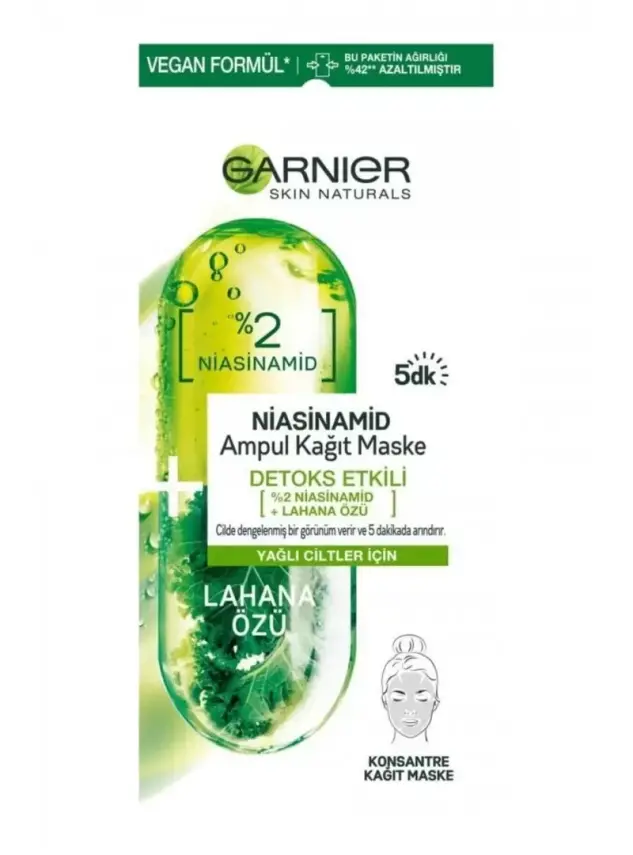 Garnier Niacinamide Detoks Etkili Ampul Kağıt Maske 15 gr - 3