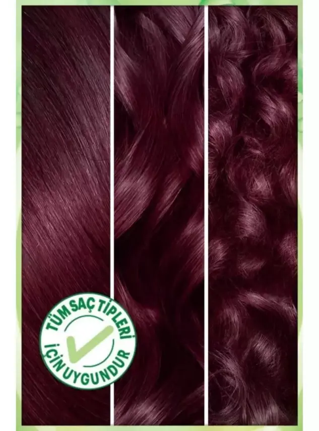 Garnier Nutrisse Yoğun Besleyici Kalıcı Krem Saç Boyası 3.6 Koyu Kızıl Kahve - 3