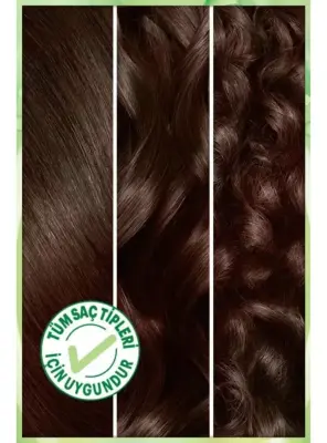 Garnier Nutrisse Yoğun Besleyici Kalıcı Krem Saç Boyası 4 1:2 Işıltılı Kahve - 3