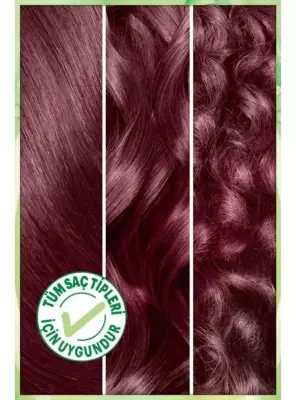 Garnier Nutrisse Yoğun Besleyici Kalıcı Krem Saç Boyası 4.6 Şarap Kızılı - 3