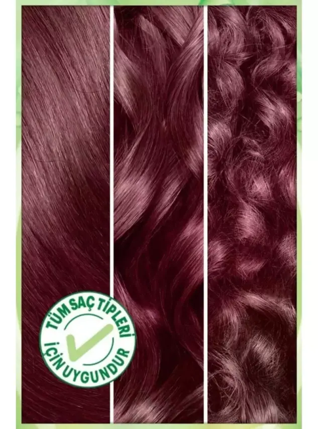Garnier Nutrisse Yoğun Besleyici Kalıcı Krem Saç Boyası 4.6 Şarap Kızılı - 3
