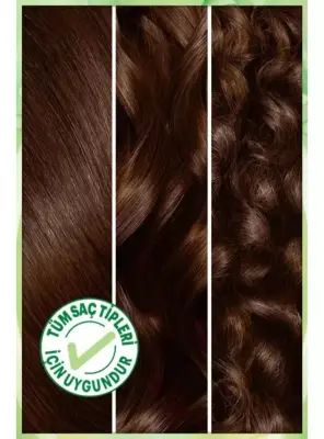 Garnier Nutrisse Yoğun Besleyici Kalıcı Krem Saç Boyası 5.3 Altın Karamel Kahve - 3