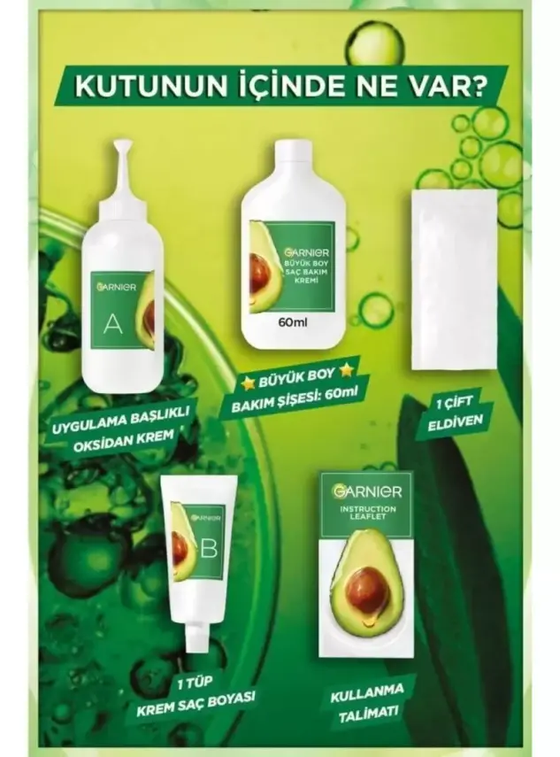 Garnier Nutrisse Yoğun Besleyici Kalıcı Krem Saç Boyası 8.13 Küllü Sarı - 6