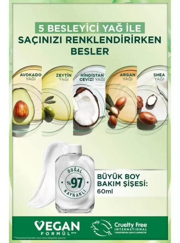 Garnier Nutrisse Yoğun Besleyici Kalıcı Krem Saç Boyası 9 Sarı - 5