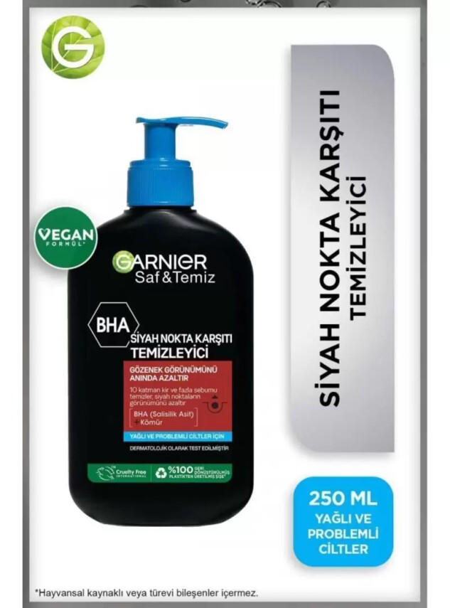 Garnier Saf & Temiz Siyah Nokta Karşıtı Temizleyici 250 ml - Garnier