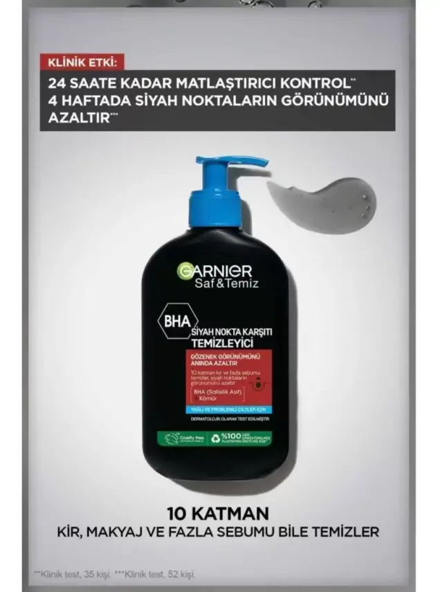 Garnier Saf & Temiz Siyah Nokta Karşıtı Temizleyici 250 ml - 2