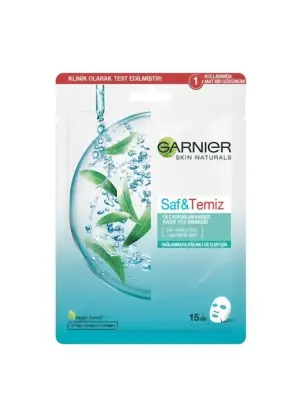 Garnier Saf&temiz Cilt Kusurları Karşıtı Kağıt Yüz Maskesi - 2