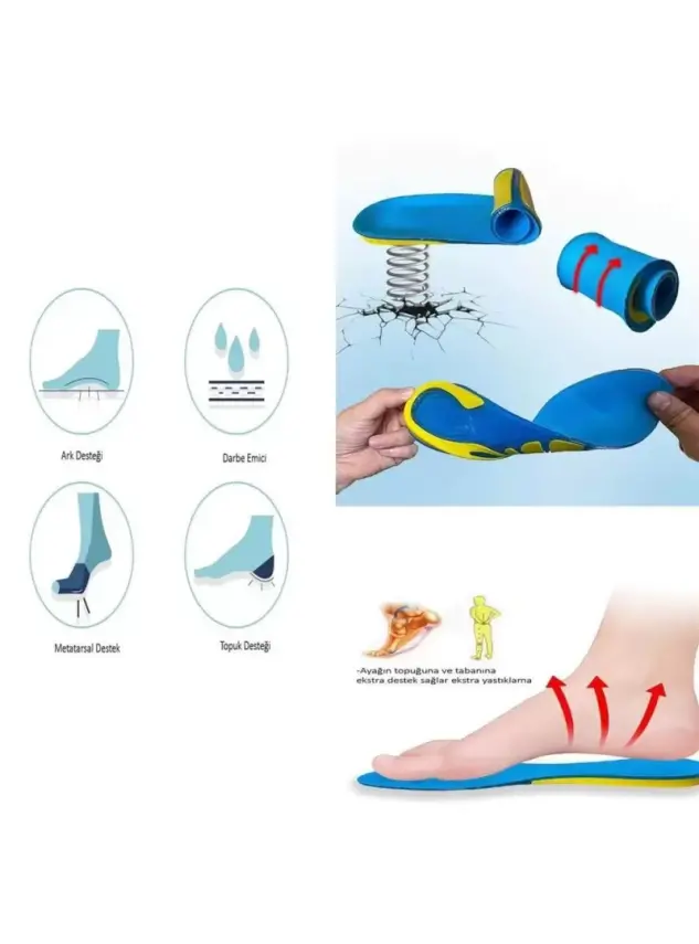 Gel Comfort Erkek Günlük Jel Tabanlık Plus 40-45 AK-14 - 5