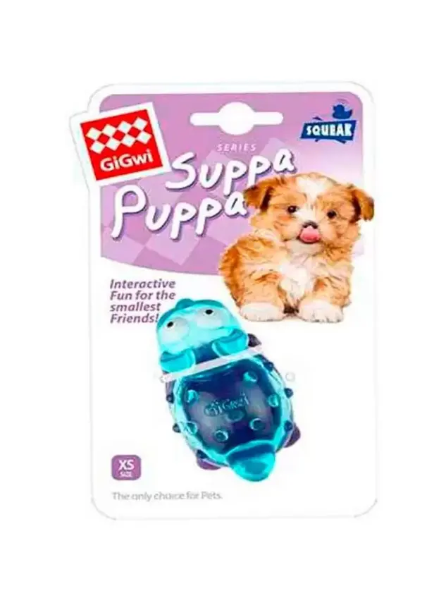 Gigwi Suppa Puppa Kedi Mavi Mor Yavru Köpek Oyuncağı - 1