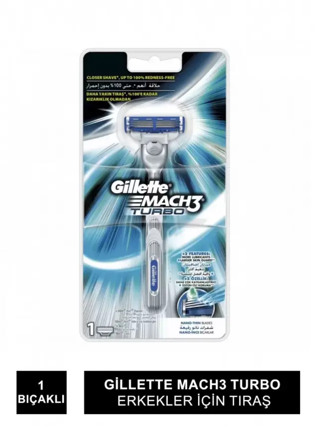Gillette Mach3 Turbo Tıraş Makinesi - 1
