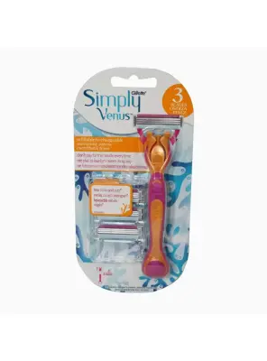 Gillette Venus Simply Kadın Tıraş Makinesi ve 3 Yedek Tıraş Bıçağı - 2
