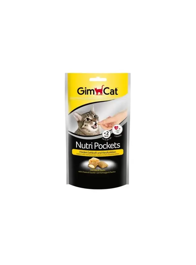 Gımcat Nutrıpockets Kedi Ödülü Peynir Taurin 60 gr - 1