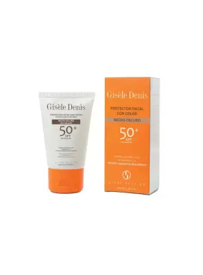Gisele Denis Color Facial Sunscreen Spf50+ Medium/Dark Yüz İçin Renkli Güneş Koruma Kremi 40 ml - 2