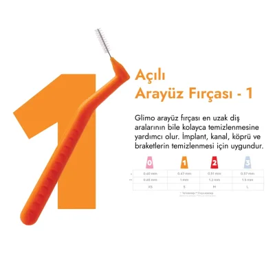 Glimo Açılı Arayüz Fırçası - S - 1