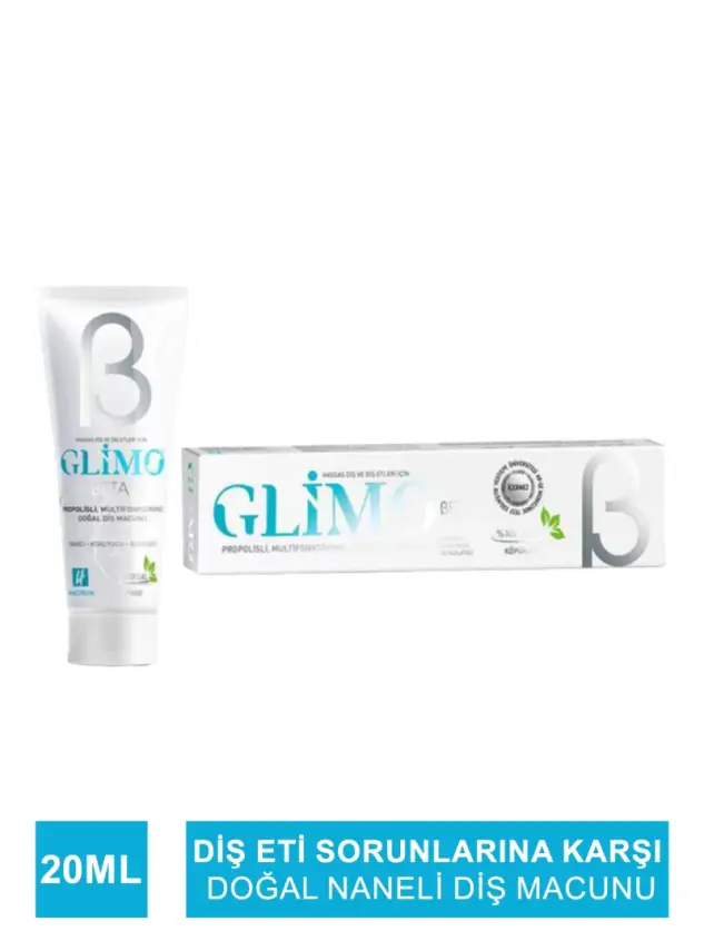 Glimo Beta Doğal Diş Macunu 20 ml - 1