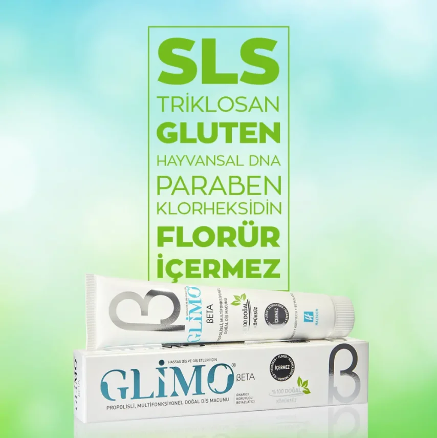 OUTLET-Glimo Beta Doğal Diş Macunu 75 ml - 4