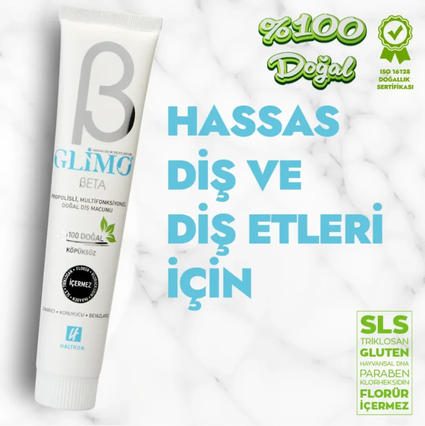 OUTLET-Glimo Beta Doğal Diş Macunu 75 ml - 1