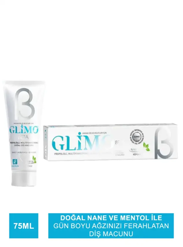 Glimo Beta Doğal Diş Macunu 75 ml - 1