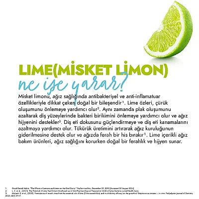 Glimo Care Daily Bahçe Nanesi ve Misket Limonu Ağız Bakım Suyu 250 ml - 4