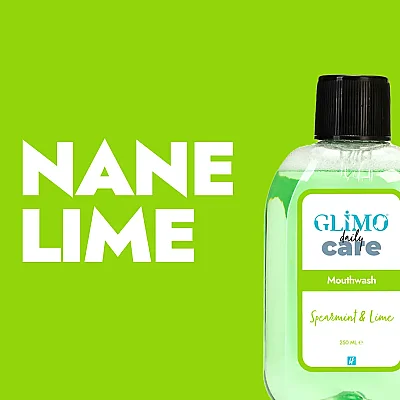 Glimo Care Daily Bahçe Nanesi ve Misket Limonu Ağız Bakım Suyu 250 ml - 8