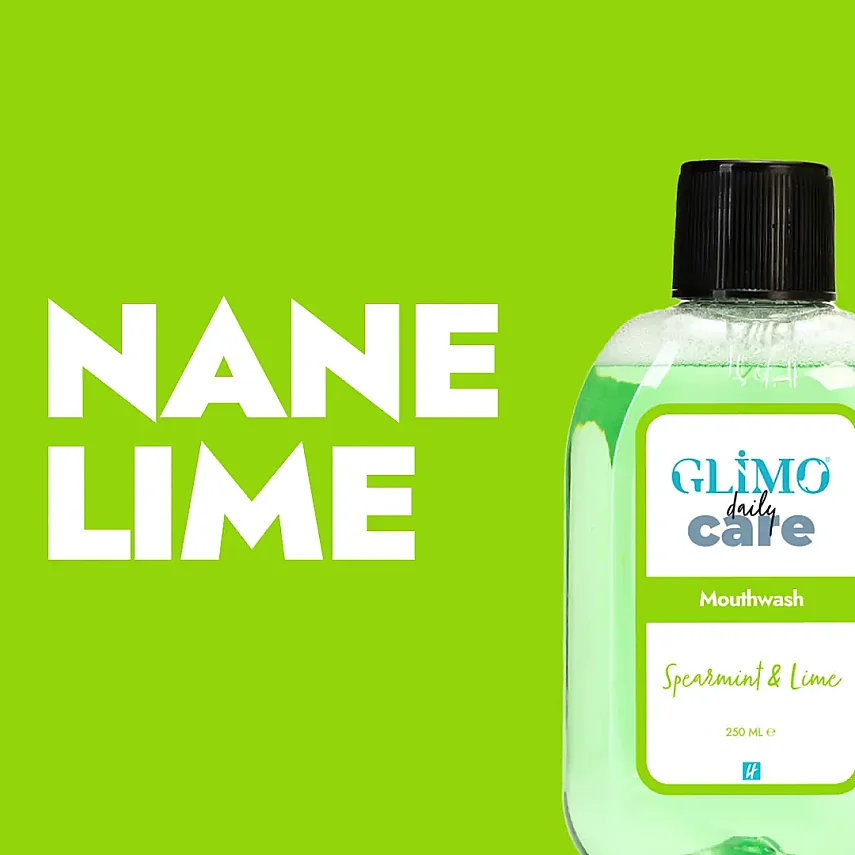 Glimo Care Daily Bahçe Nanesi ve Misket Limonu Ağız Bakım Suyu 250 ml - 8