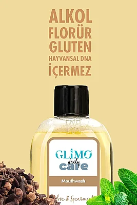 Glimo Daily Care Clove & Spearmint Mouthwash 250ml - 2