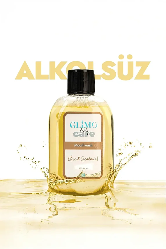 Glimo Daily Care Clove & Spearmint Mouthwash 250ml - 3