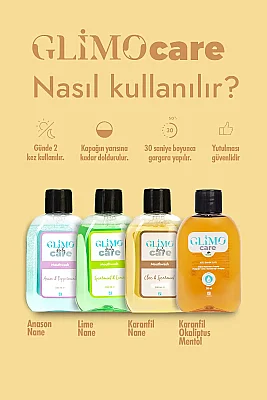 Glimo Daily Care Clove & Spearmint Mouthwash 250ml - 5
