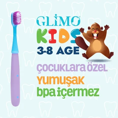 Glimo Kids Çocuk Diş Fırçası 3-8 Yaş - 1