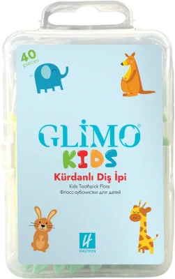 Glimo Kids Kürdanlı Diş İpi 40 Adet - 3