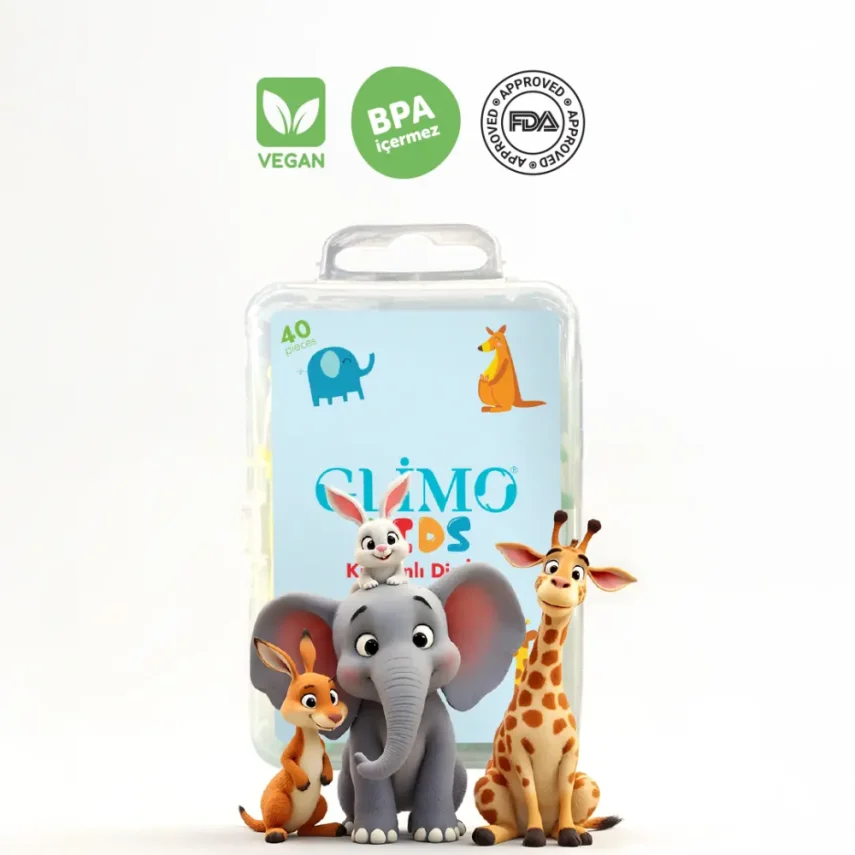 Glimo Kids Kürdanlı Diş İpi 40 Adet - 1