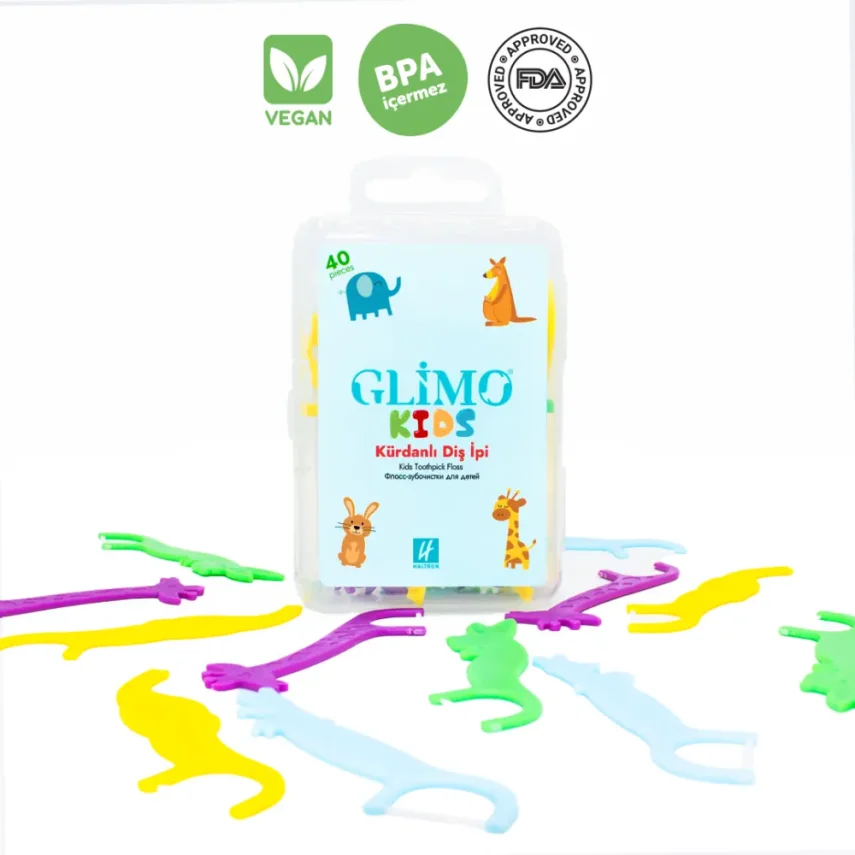 Glimo Kids Kürdanlı Diş İpi 40 Adet - 2